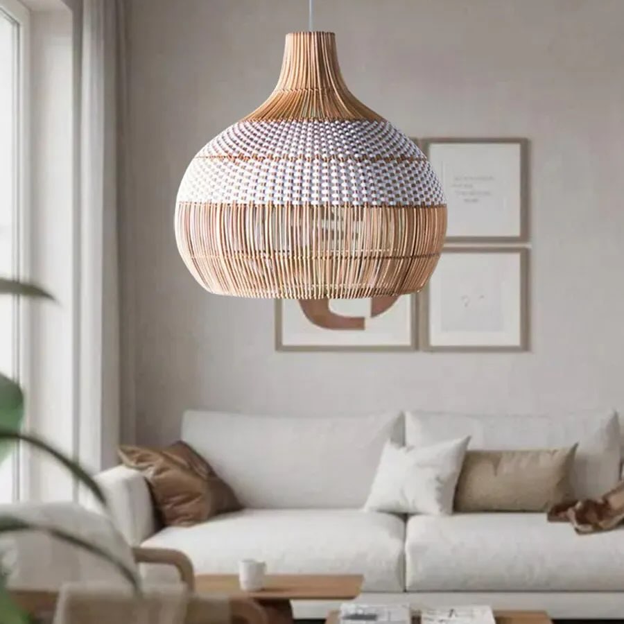 Scandinavian Wicker Pendant Lights