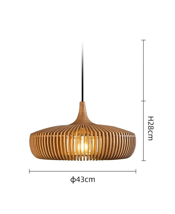 Wooden Pendant Light