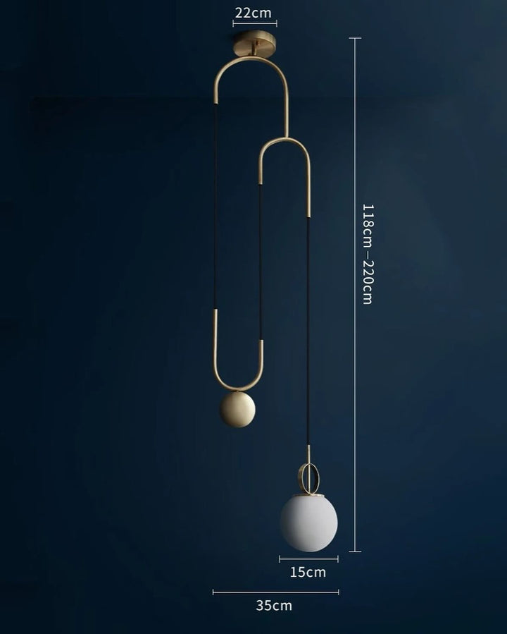 Modern Adjustable Minimalist Hanging Light