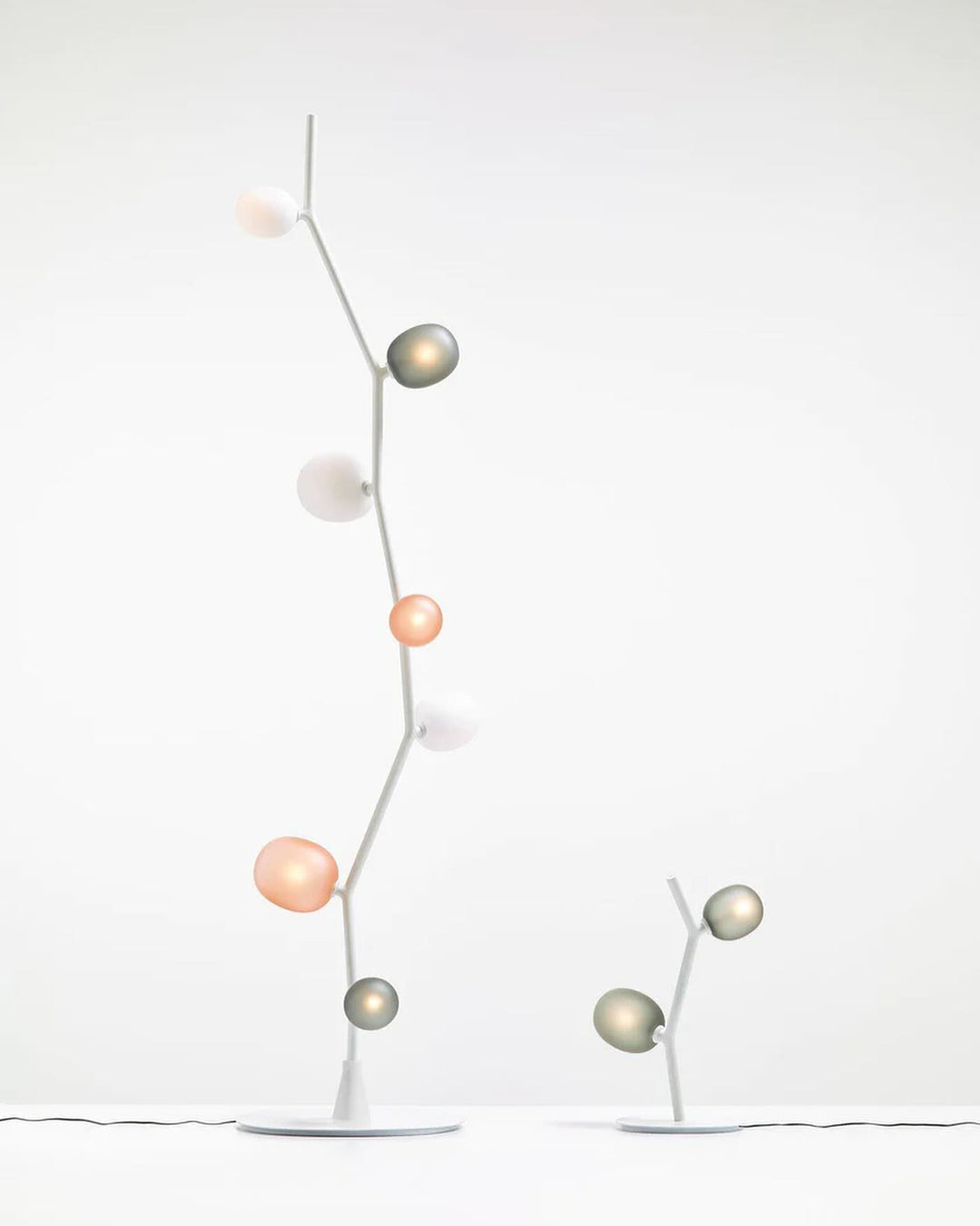 Setthis Organic Branch Floor and Pendant Light SetThis set of floor and pendan ...