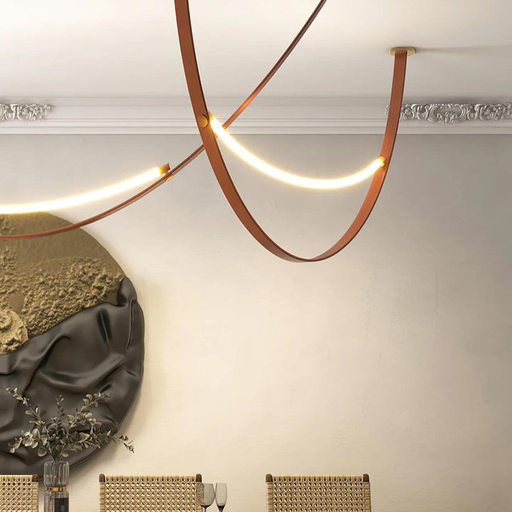 Suspended Linear Pendant Light