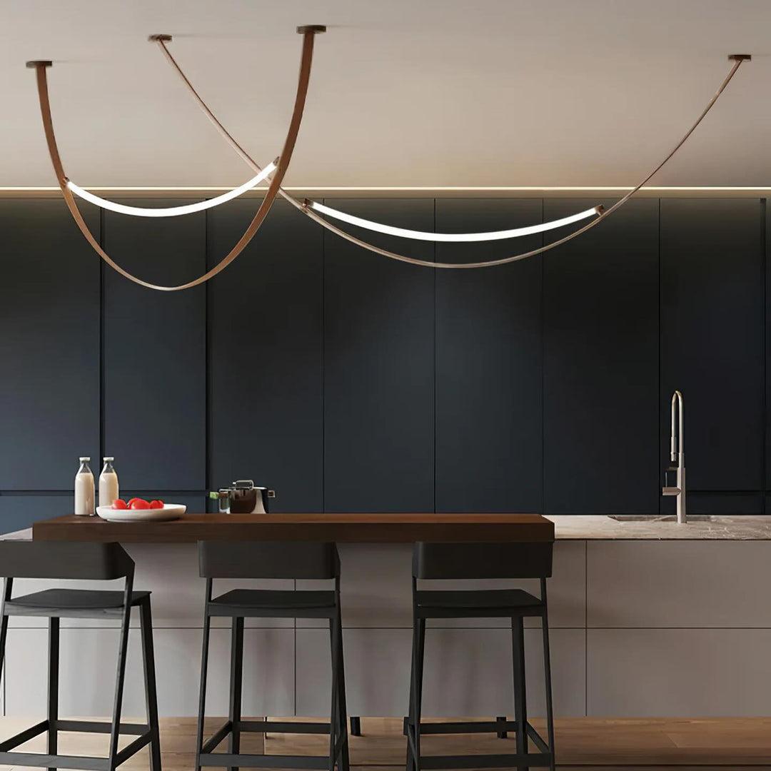 Suspended Linear Pendant Light