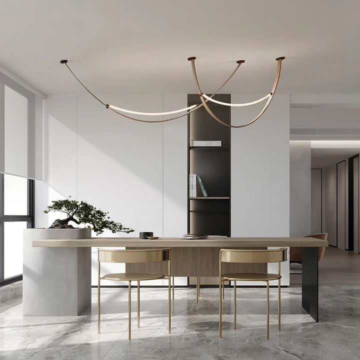 Suspended Linear Pendant Light