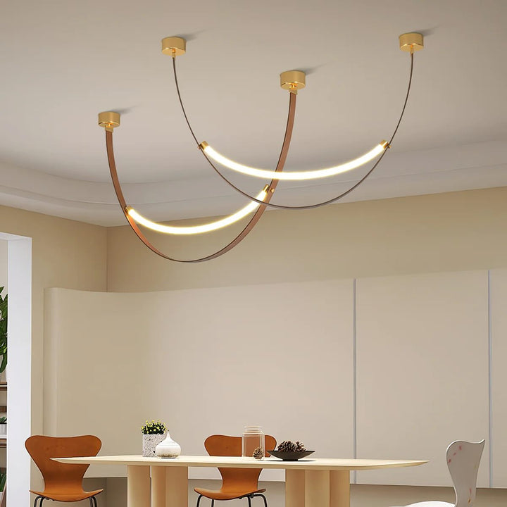 Suspended Linear Pendant Light