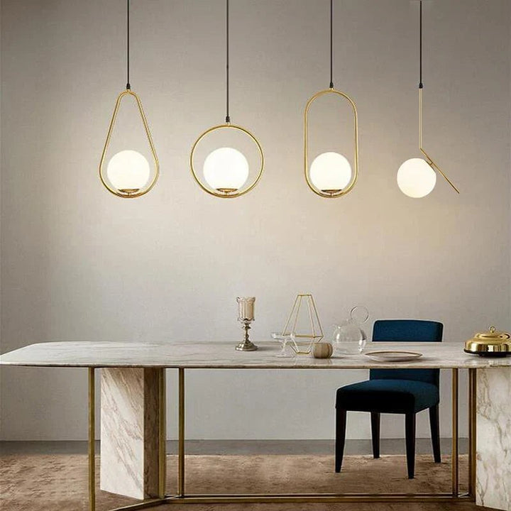 Hanging Orb Bedroom Lights