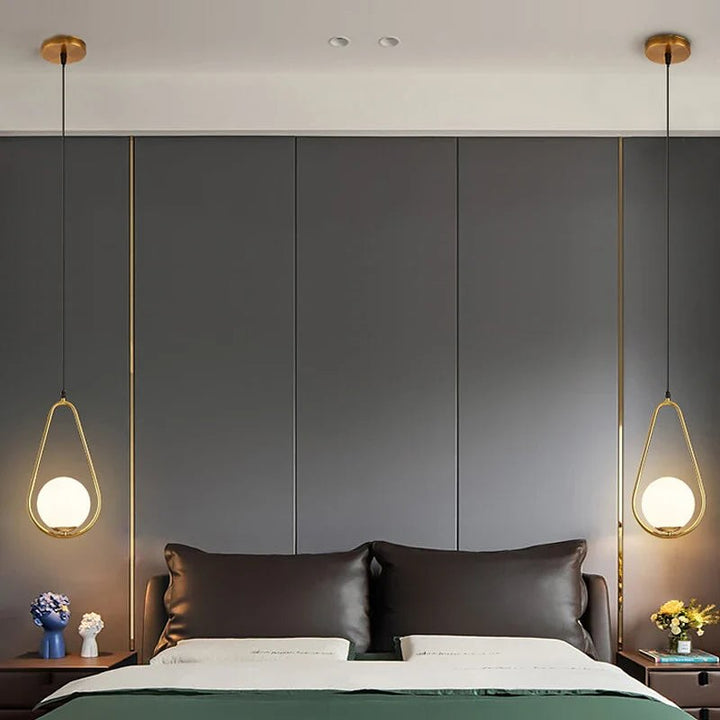 Hanging Orb Bedroom Lights