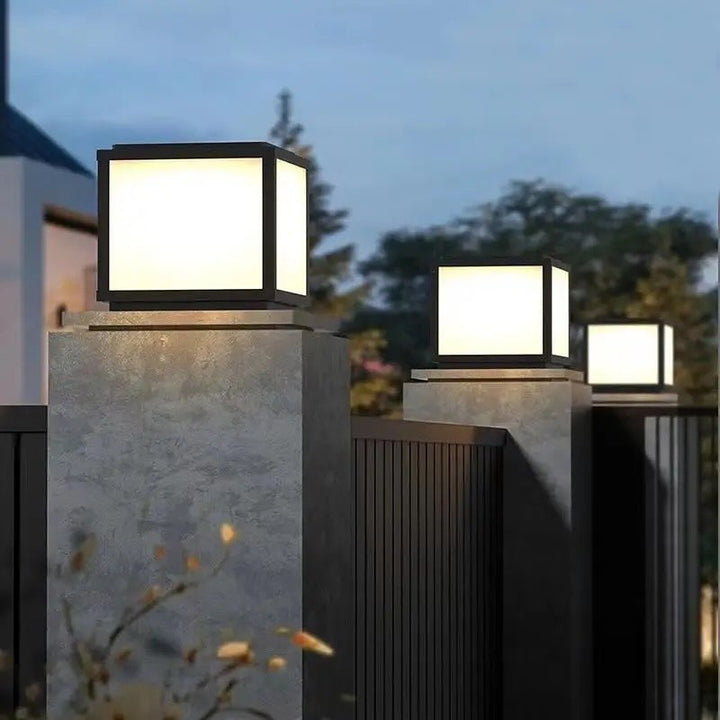 Outdoor Pillar Lamp (Square)