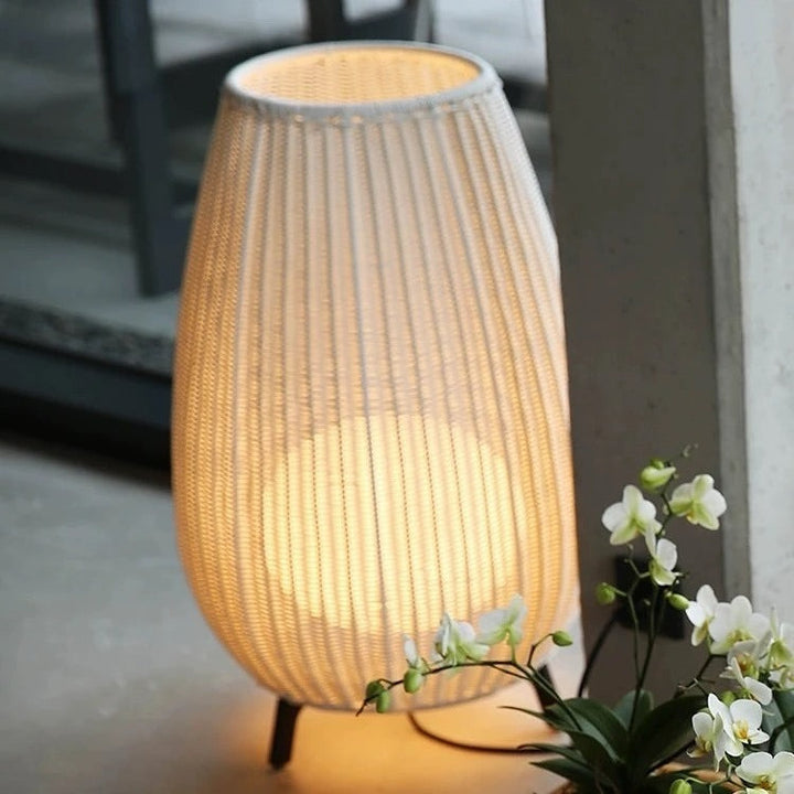 Outdoor Woven Floor Lamp