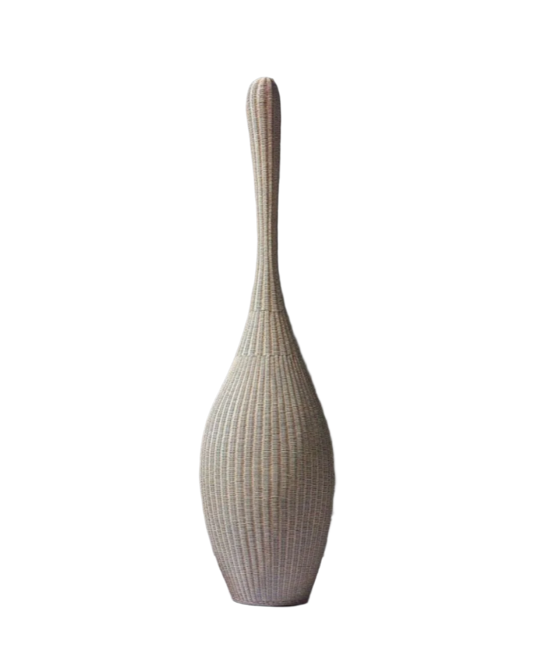 Woven Vase Floor Lamp Set