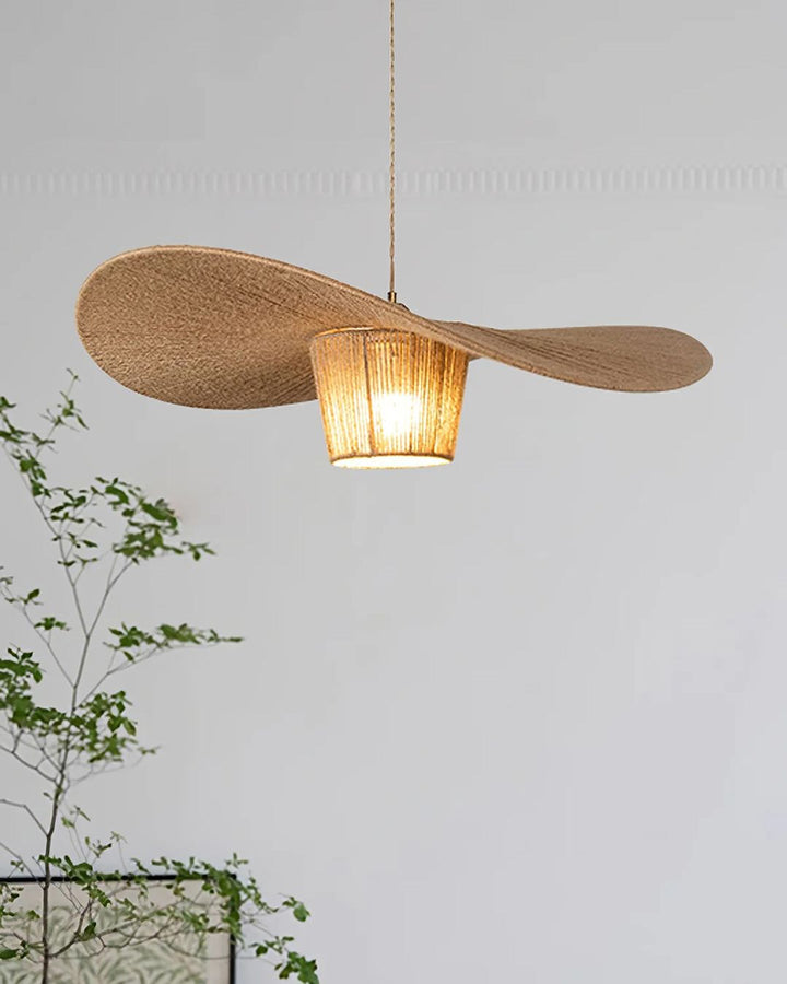 Woven Rattan Pendant Light