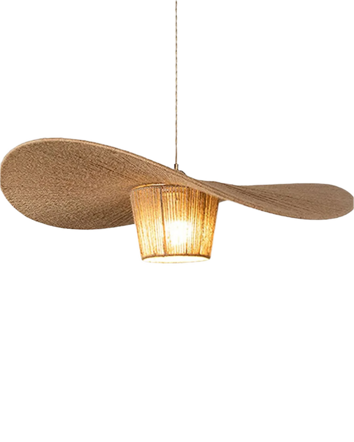 Woven Rattan Pendant Light