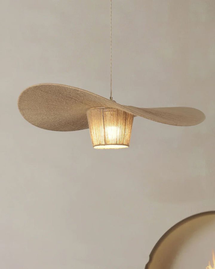 Woven Rattan Pendant Light