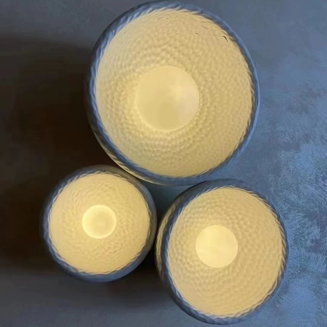 Textured Ceramic Wall Lamps