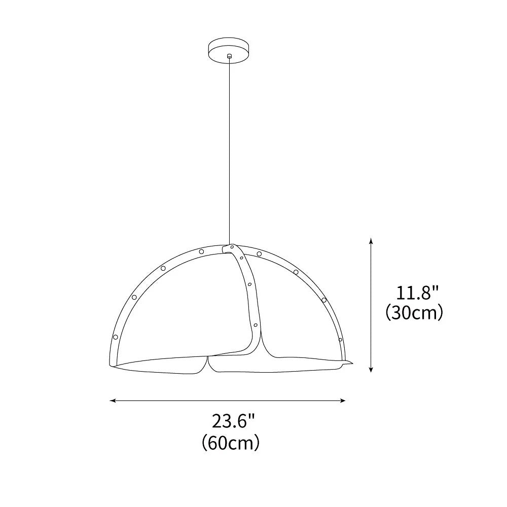 Industrial Dome Pendant Light