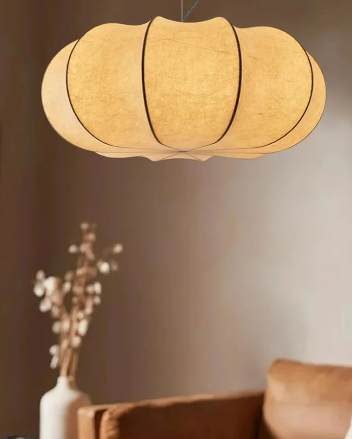 Vintage Linen Pendant Light