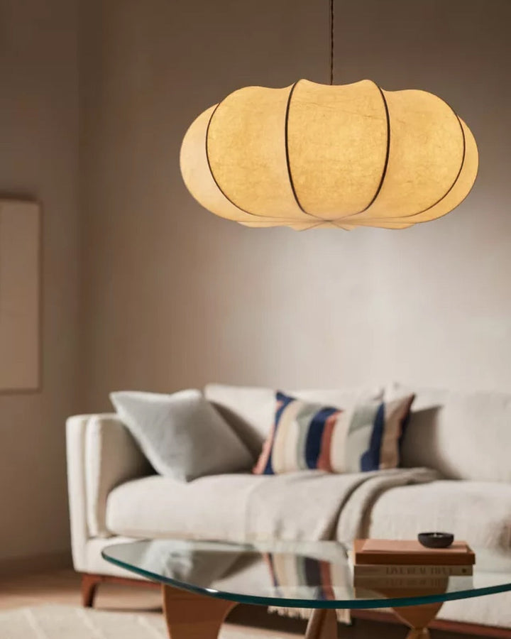 Vintage Linen Pendant Light