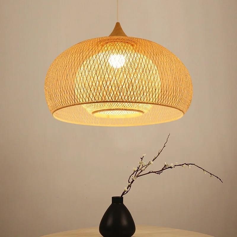 Bohemian Woven Pendant Light