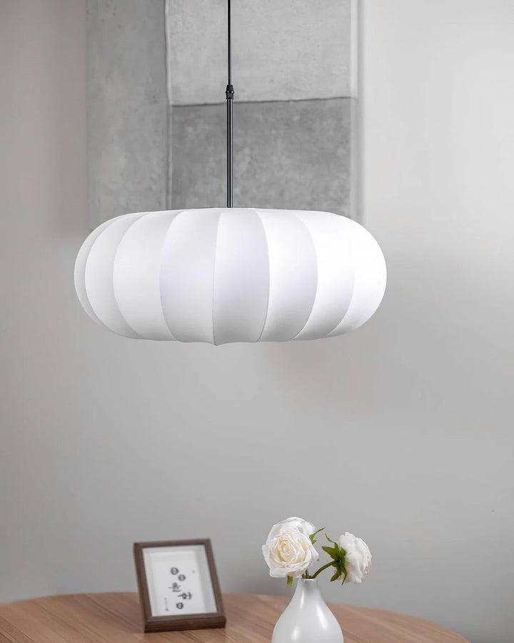 Minimalist Linen Pendant Light