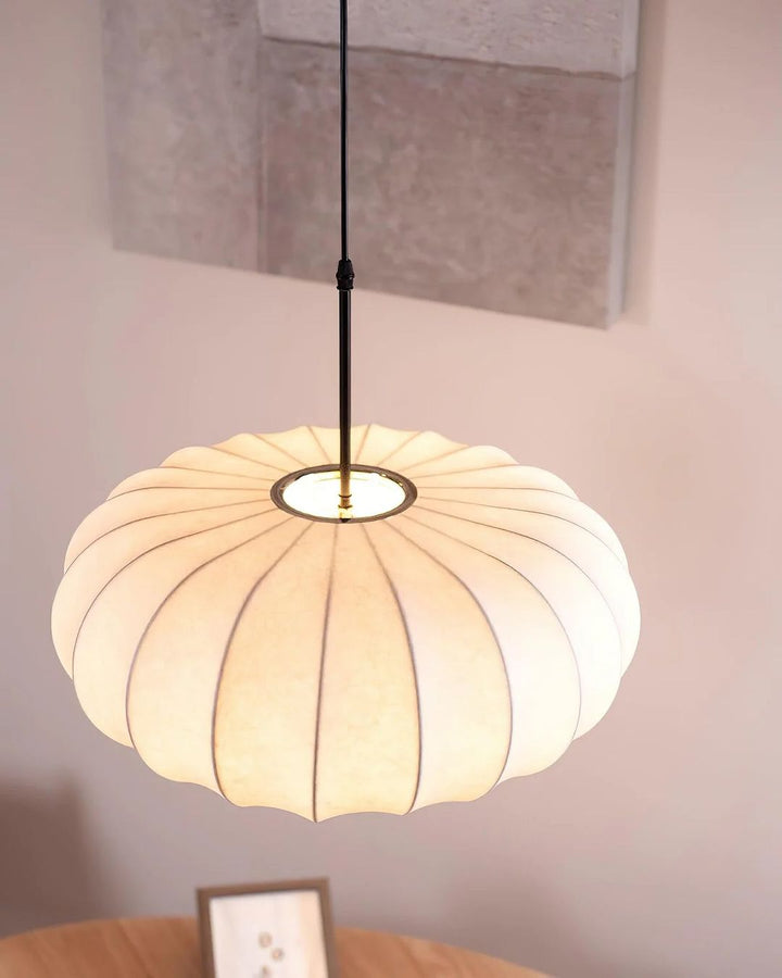 Minimalist Linen Pendant Light