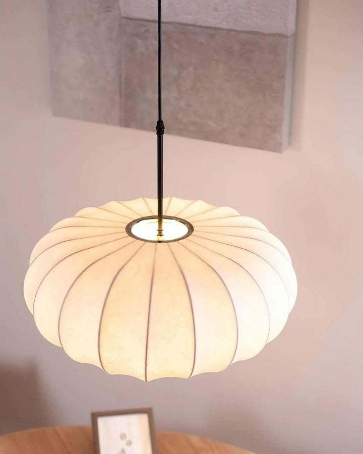 Minimalist Linen Pendant Light