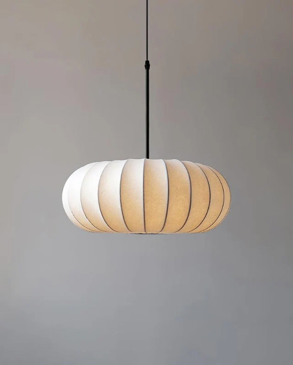 Minimalist Linen Pendant Light