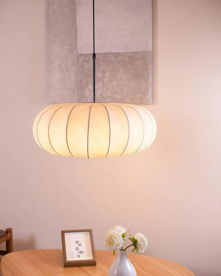 Minimalist Linen Pendant Light