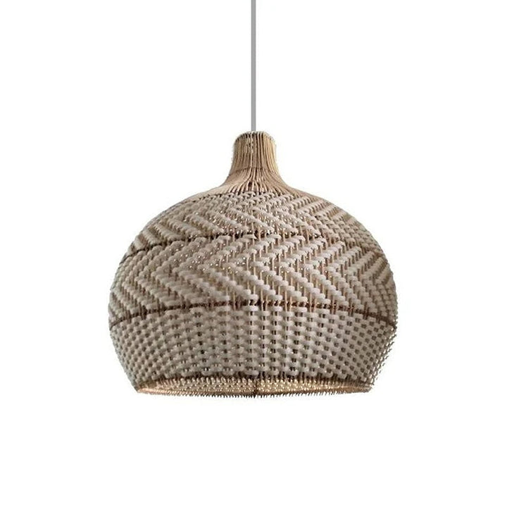 Natural Woven Pendant Light