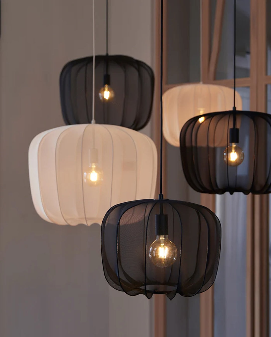 Modern Fabric Pendant Light