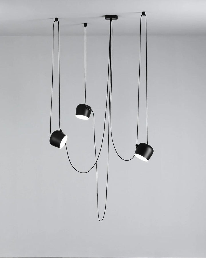 Adjustable Pendant Light - Modern Black Design