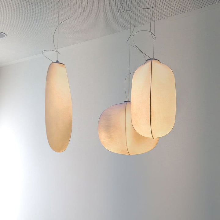 Modern Organic Pendant Light Cluster