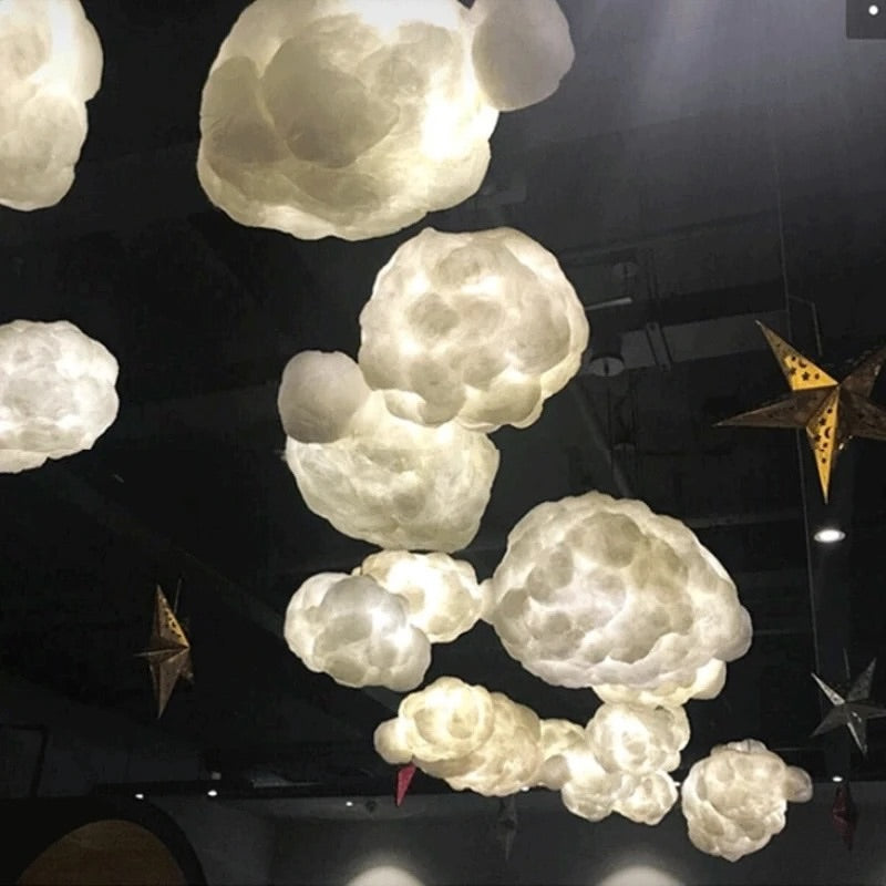 Cloud-Shaped Pendant Light