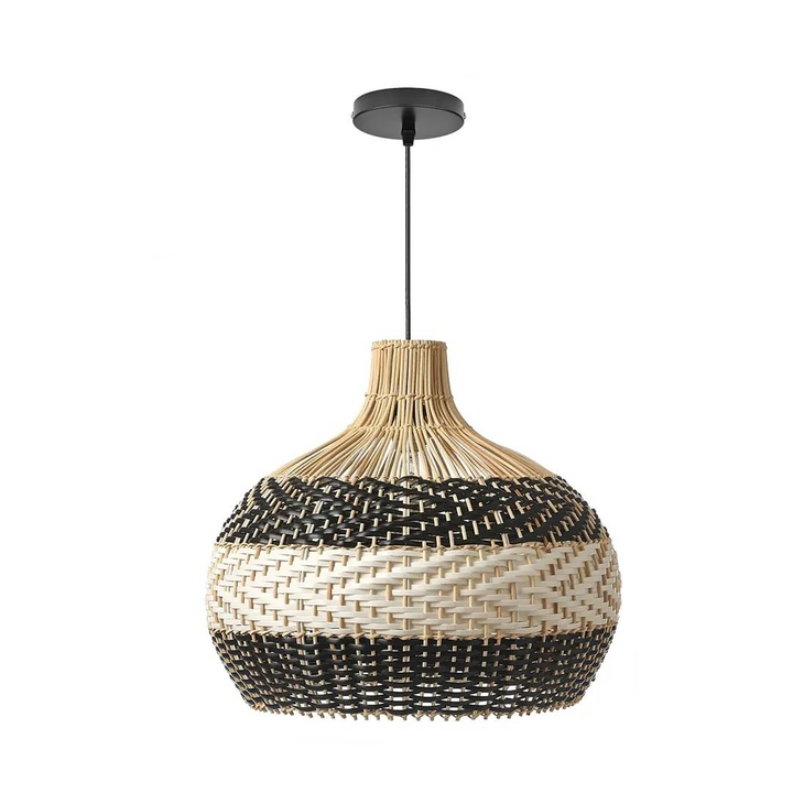 Handwoven Rattan Pendant Light