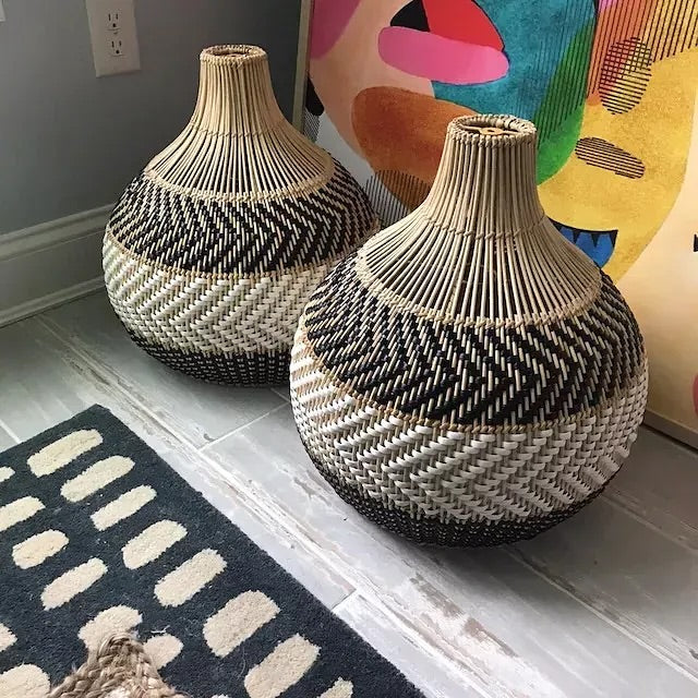 Handwoven Rattan Pendant Light