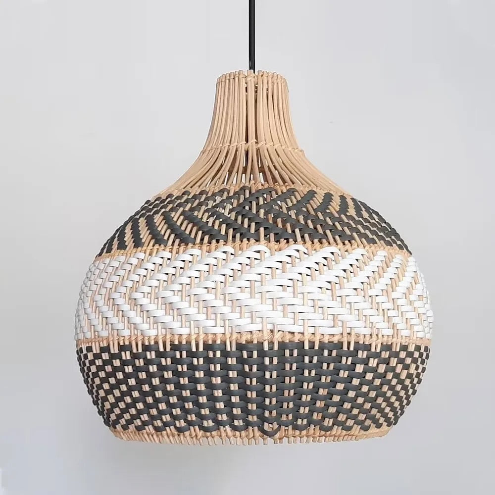 Handcrafted Woven Pendant Light