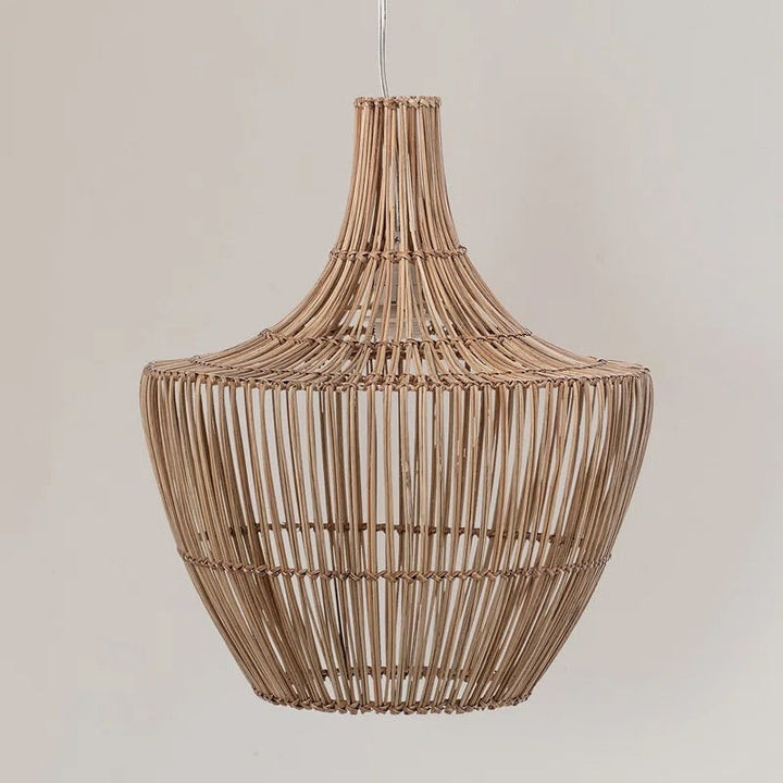 Natural Woven Rattan Pendant Light