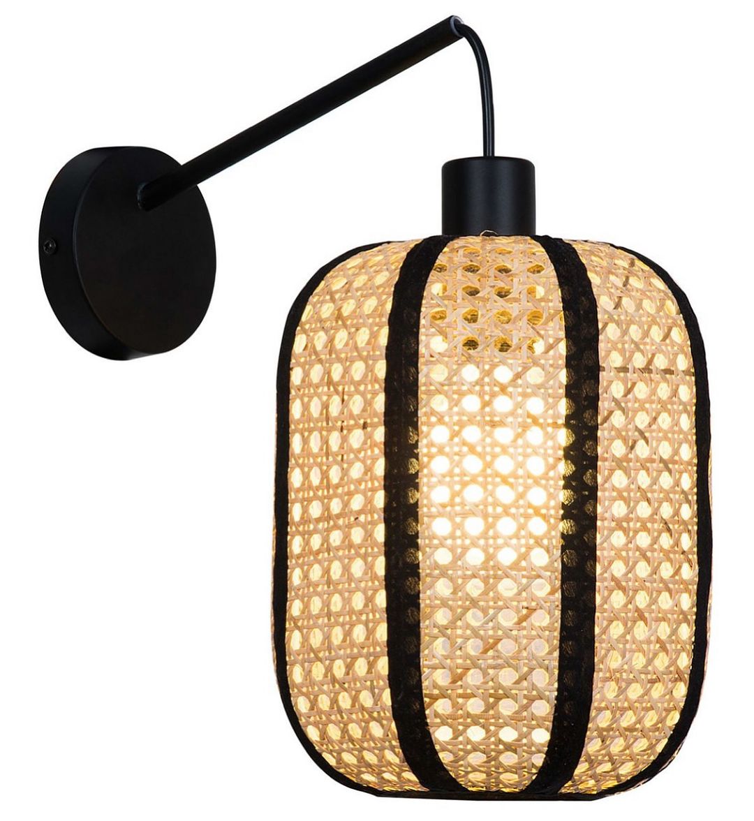 Natural Rattan Lantern Pendant Light