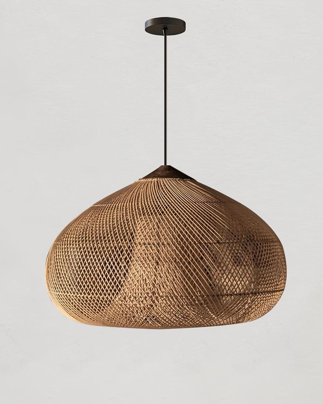 Handwoven Bamboo Pendant Light