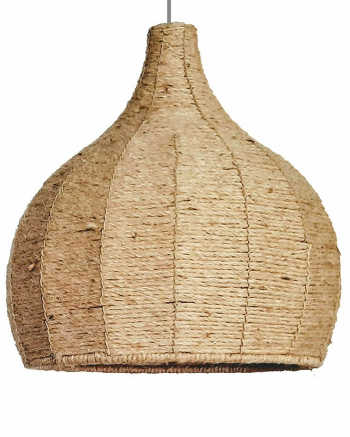 Natural Woven Dome Pendant Light