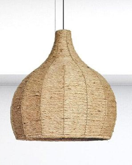 Natural Woven Dome Pendant Light