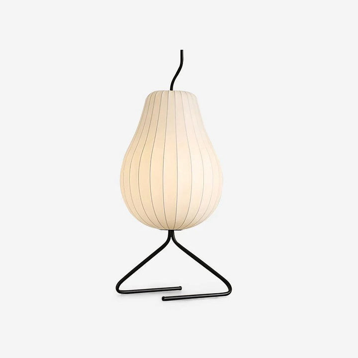 Elegant Pear-Shaped Ambient Floor Lamp