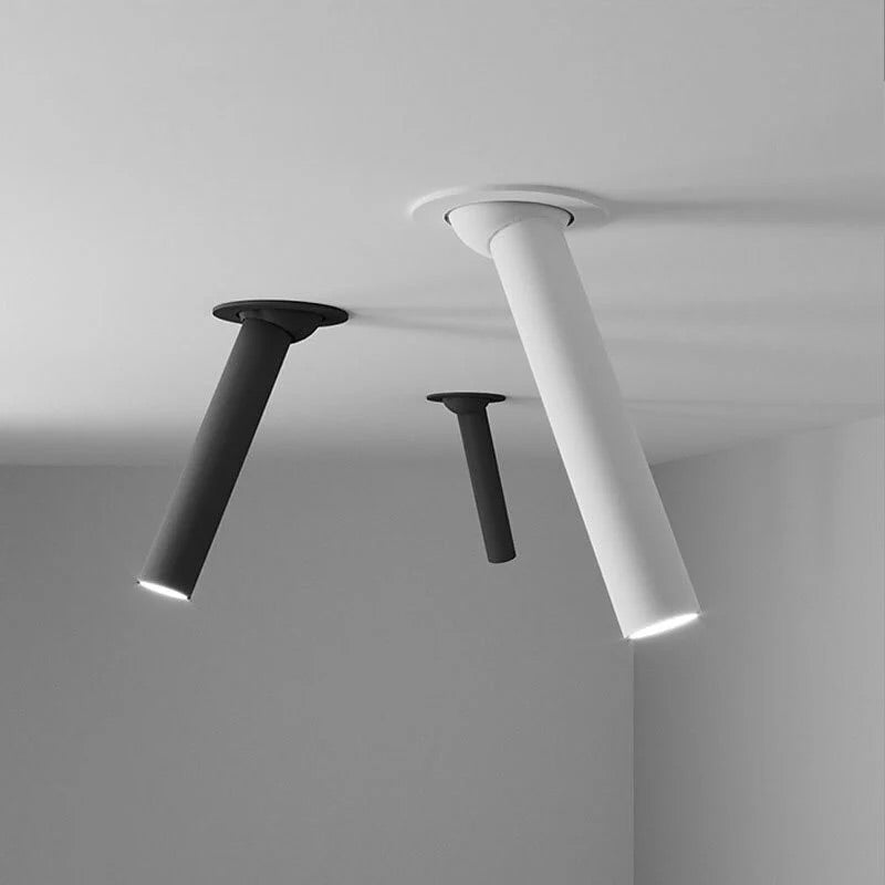 Minimalist Ceiling Spotlight in White