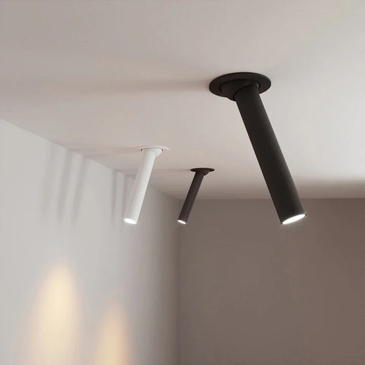 Minimalist Ceiling Spotlight in White