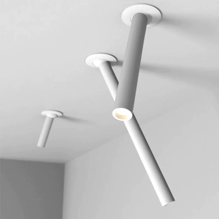 Minimalist Ceiling Spotlight in White