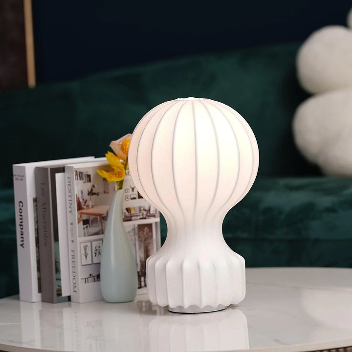 Modern White Globe Table Lamp