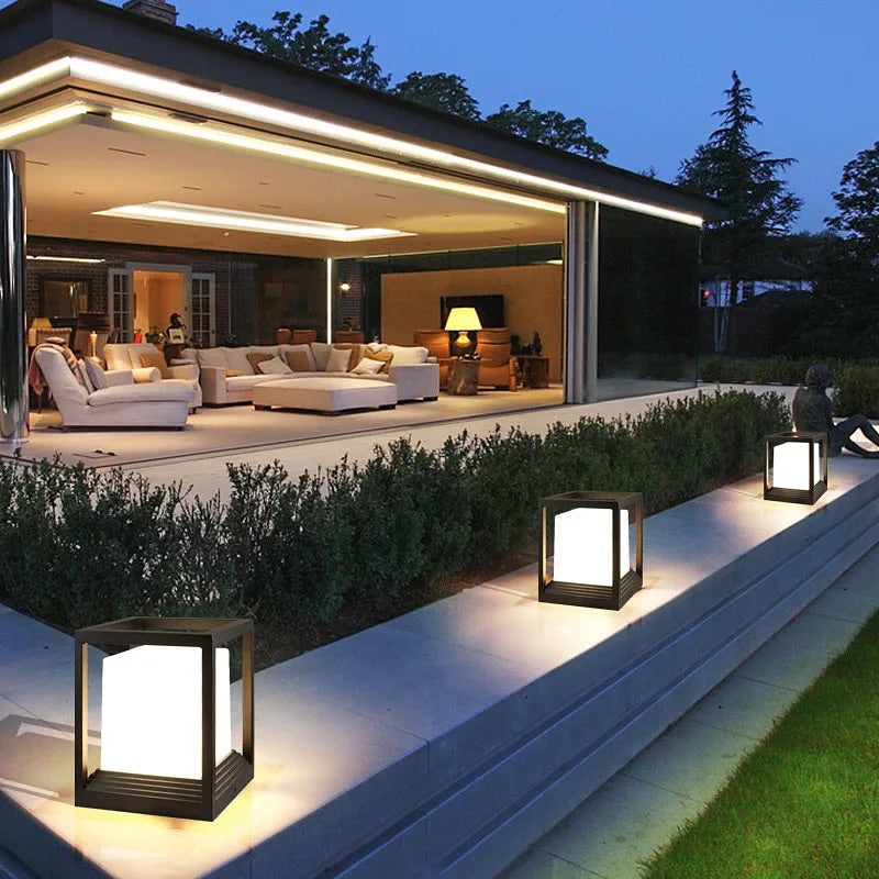 Outdoor Cube Lantern Light