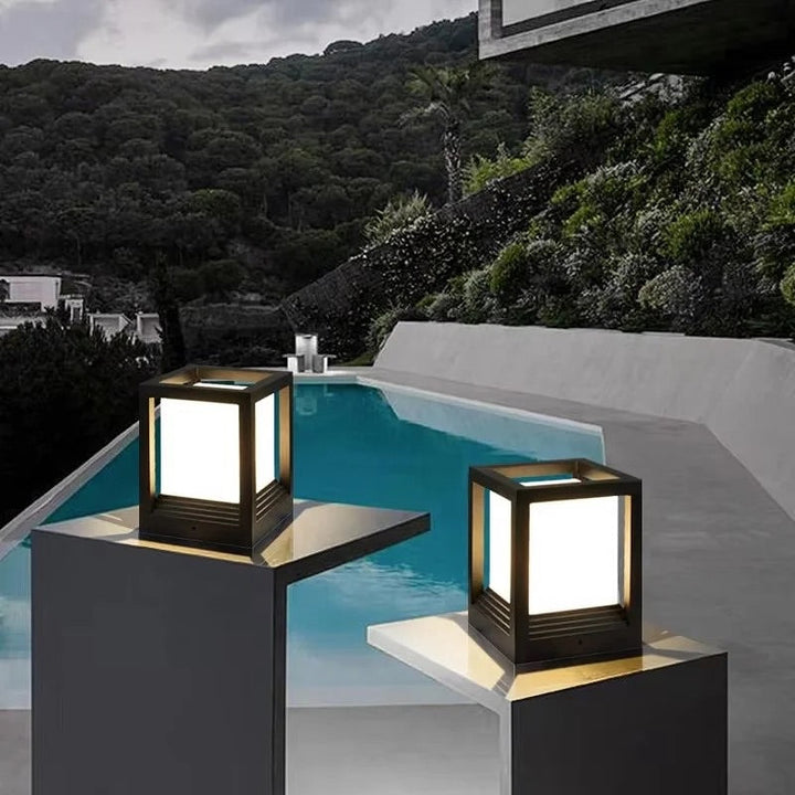 Outdoor Cube Lantern Light