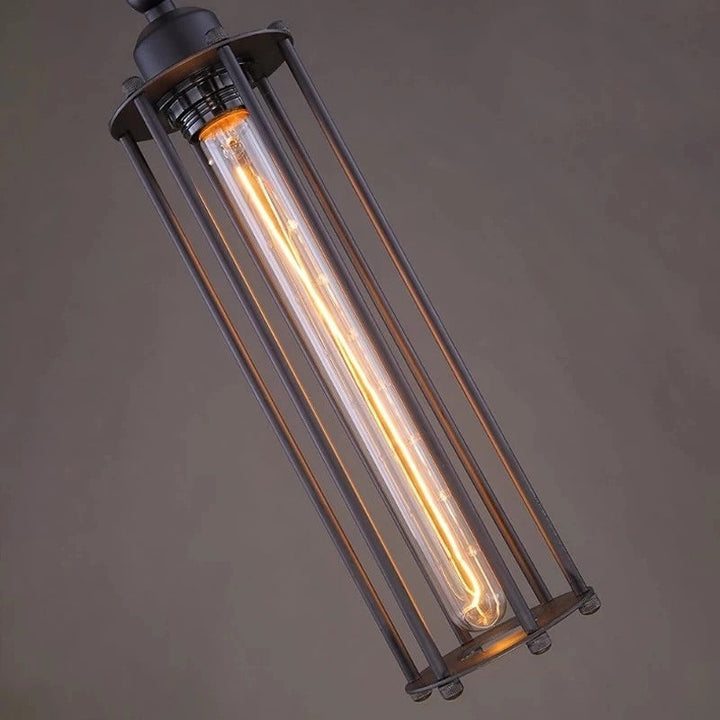 Industrial Tubular Edison Pendant Light