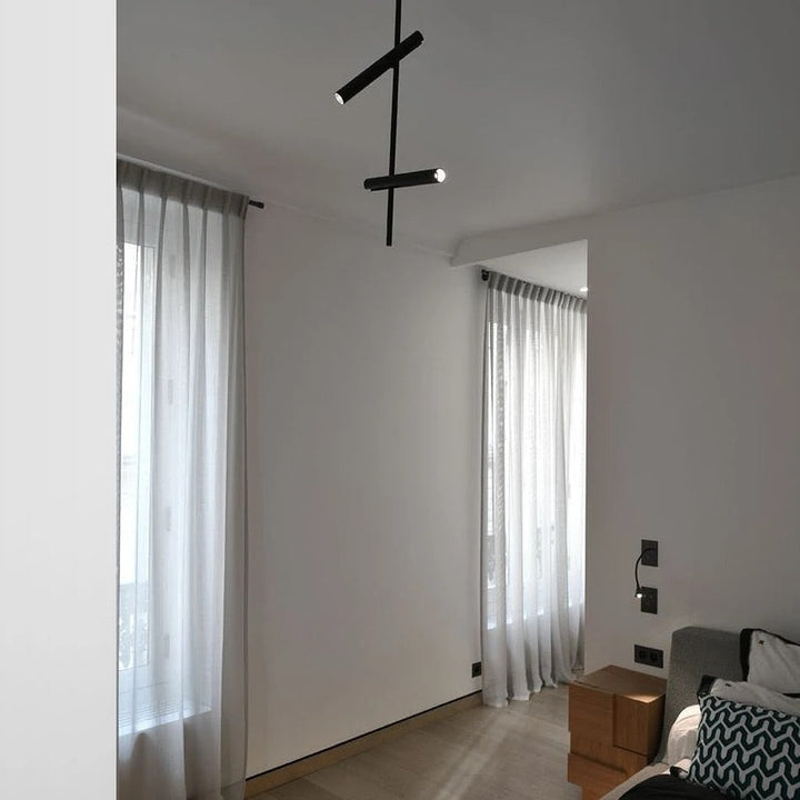 Vertical Multi-Spotlight Pendant Light