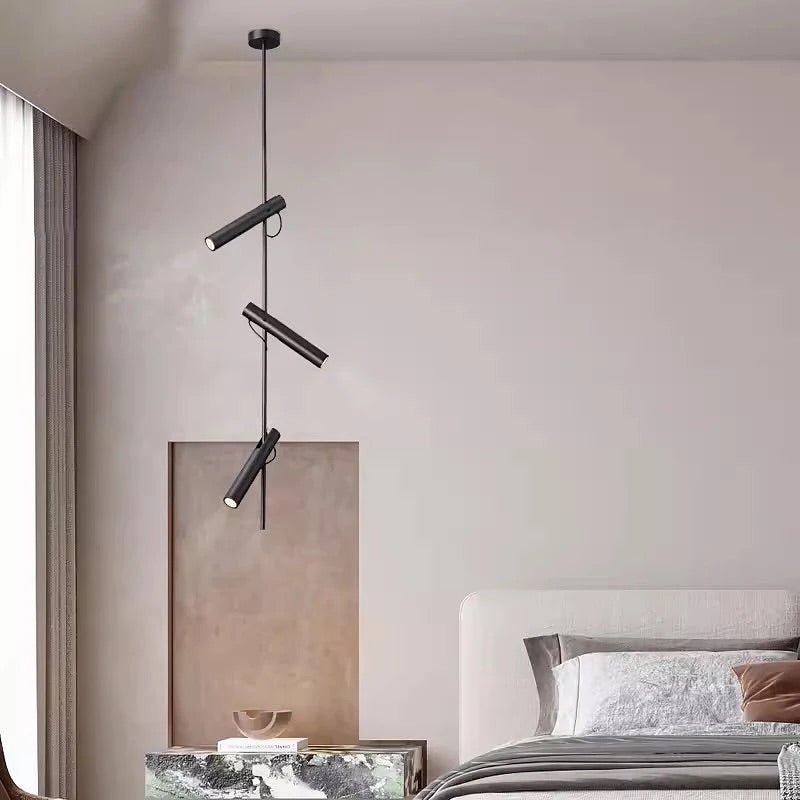 Vertical Multi-Spotlight Pendant Light