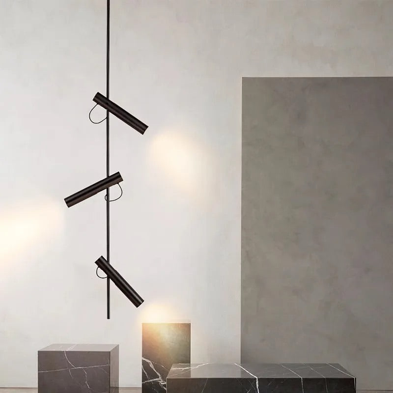 Vertical Multi-Spotlight Pendant Light